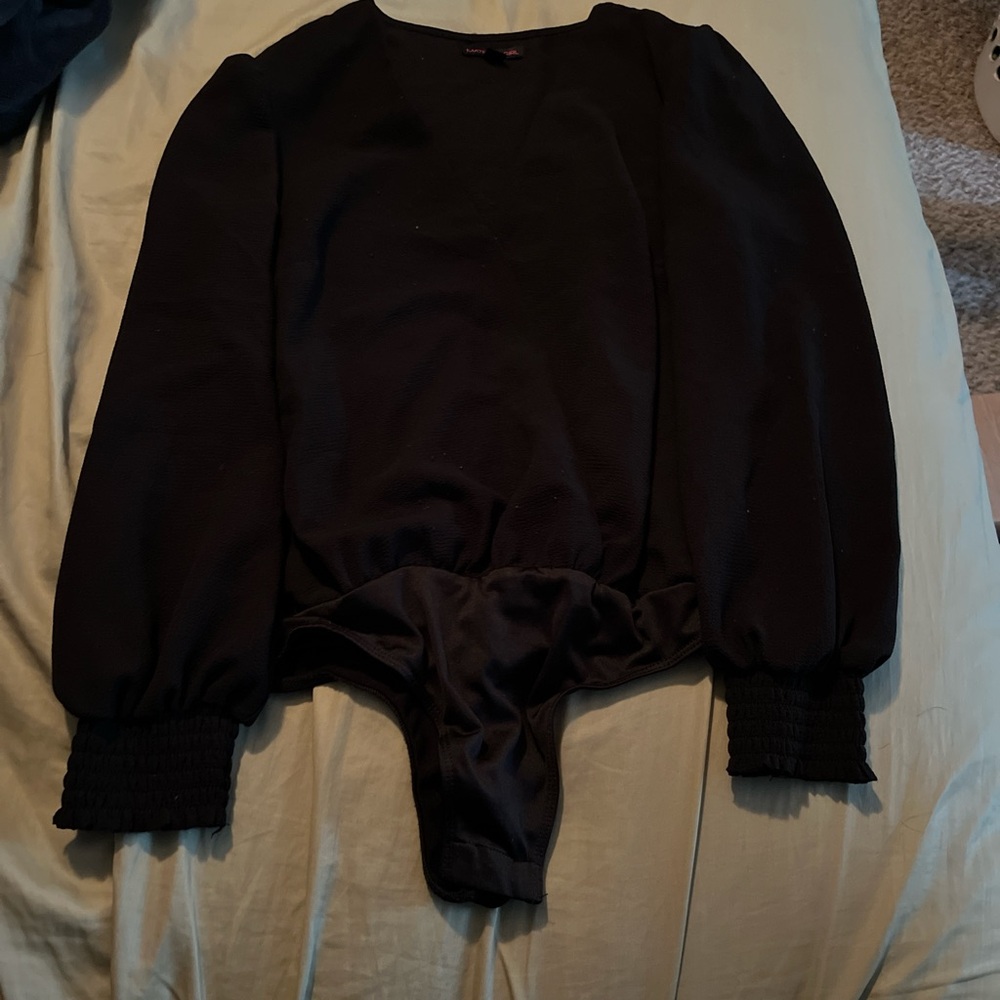 Material Girl Black Bodysuit